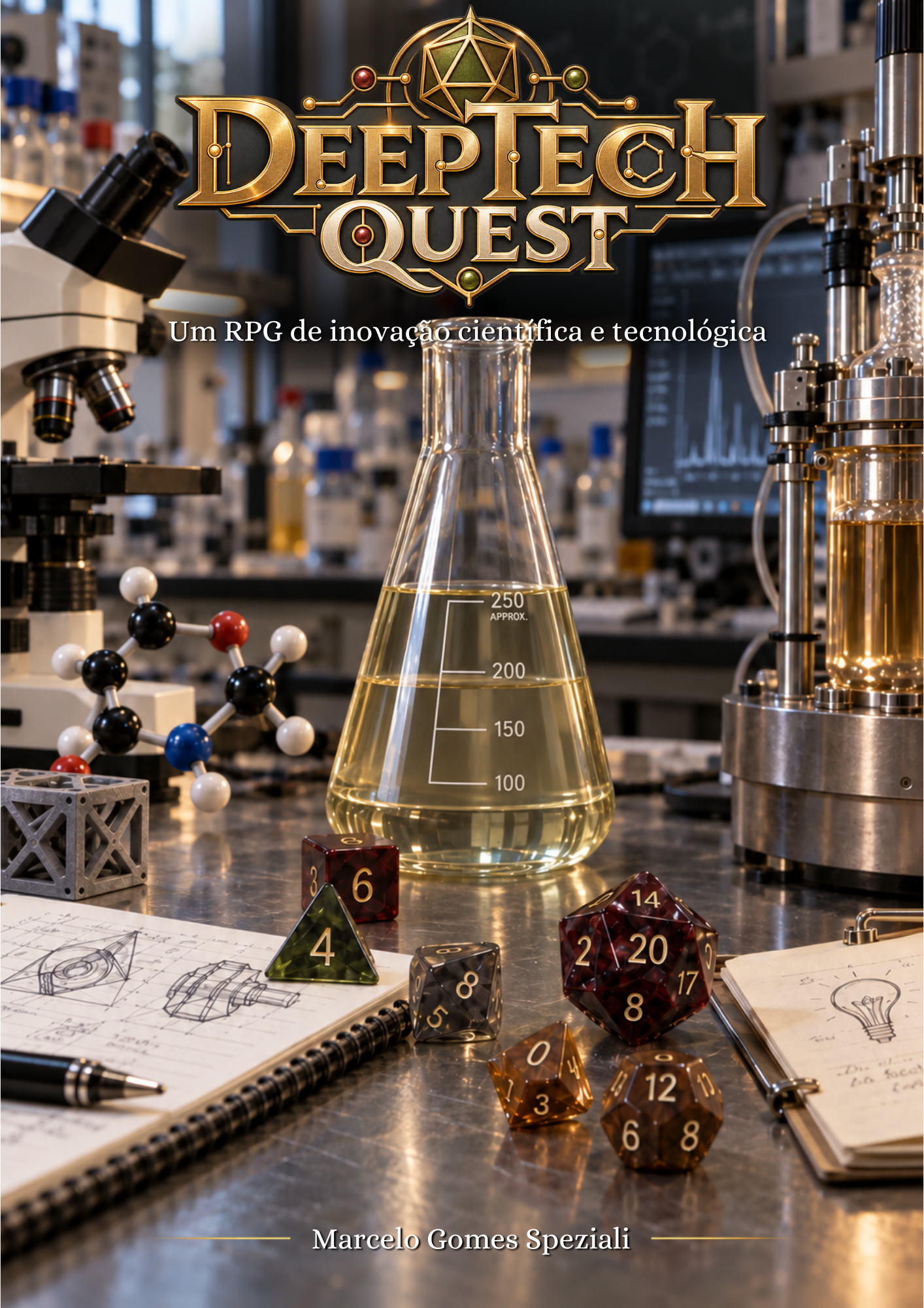 Capa: DeepTech Quest - Jogo de RPG para ensino de Gestão da Inovação